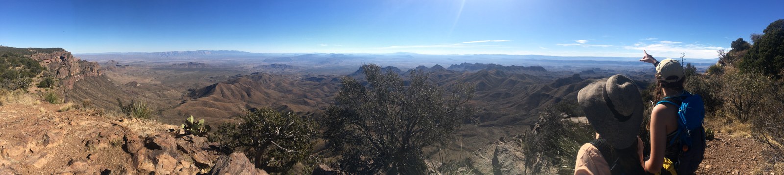 A panoramic view from the South Rim