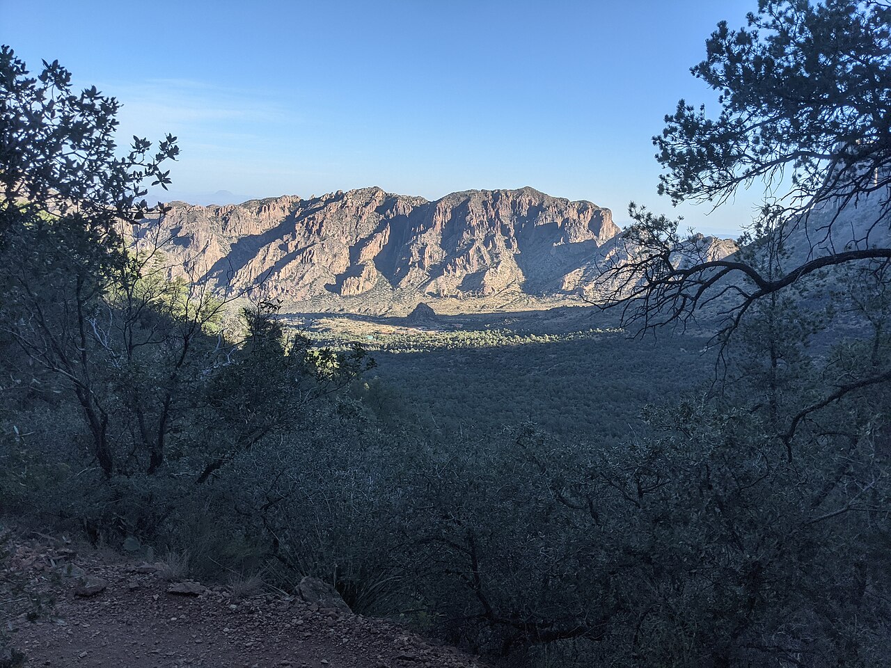 The mountain views from Chisos Basin