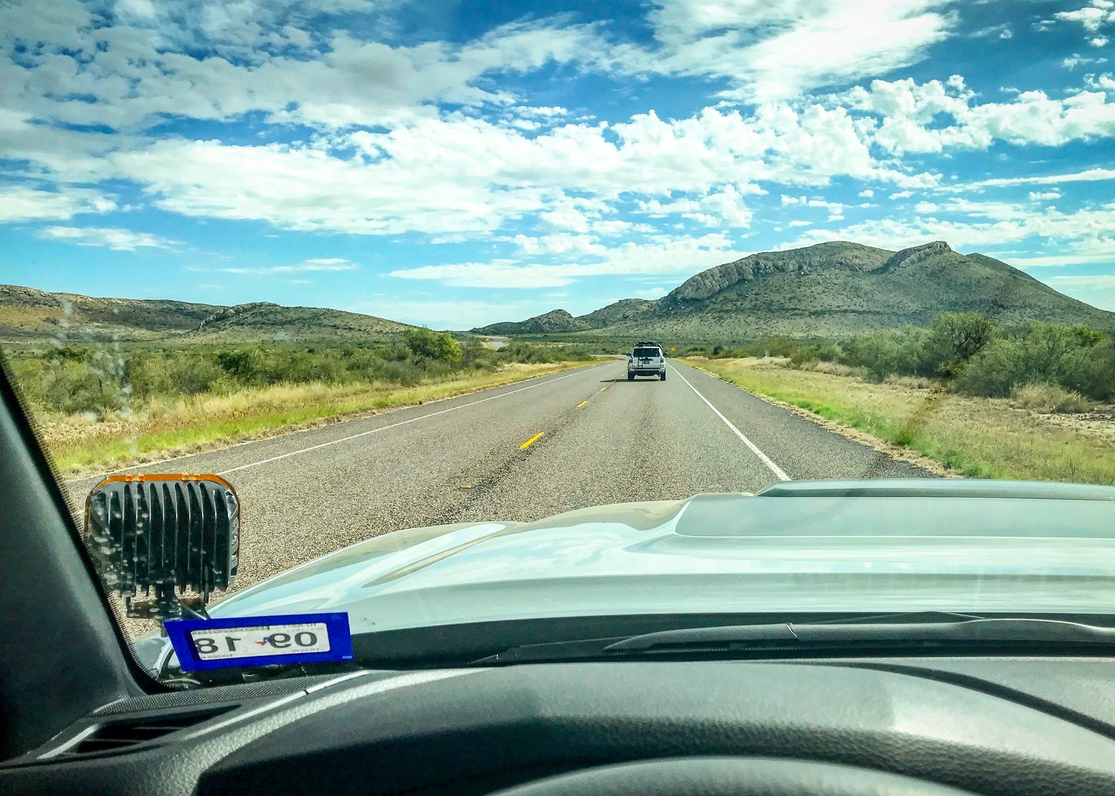 Getting there means many hours of this view