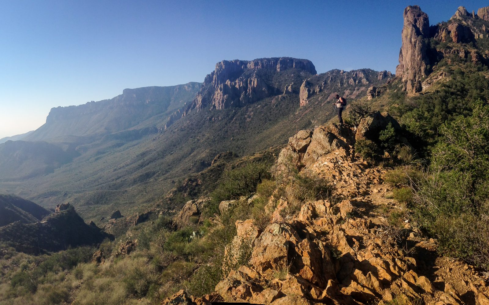 View at the top of Lost Mine trail
